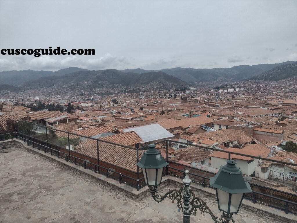 Vista panorámica de la ciudad del Cusco.